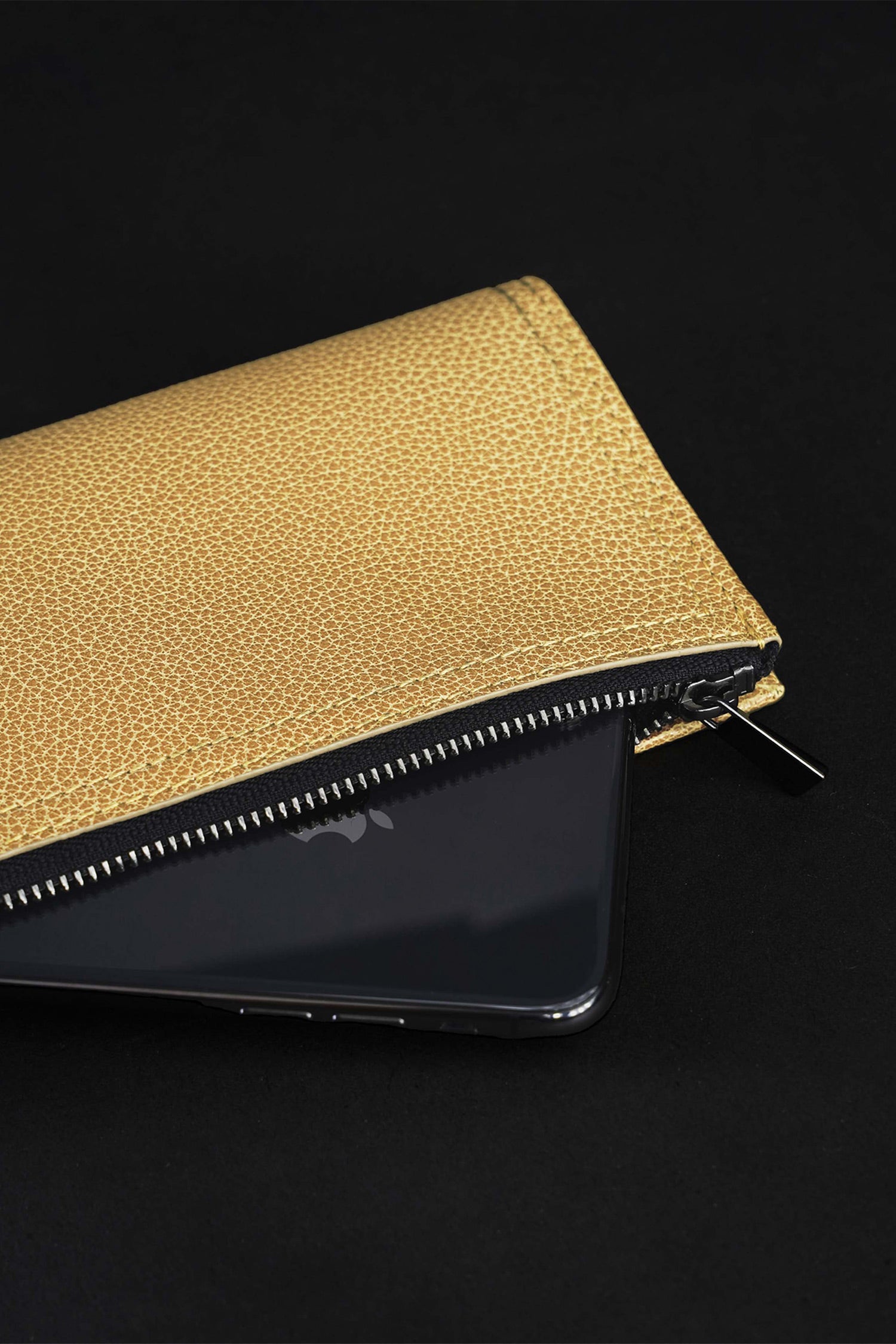 Womens leather long wallet in beige colour with spacious pockets by JULKE