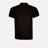 Alistair - Mens Polo Shirt in black color - Julke