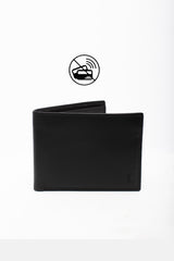 Mens original leather wallet in black colour with extra card holder by JULKE