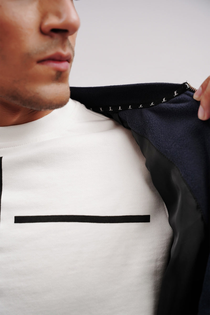Fashion metal zipper shoulder sleeve coloring sweatshirt 2025
