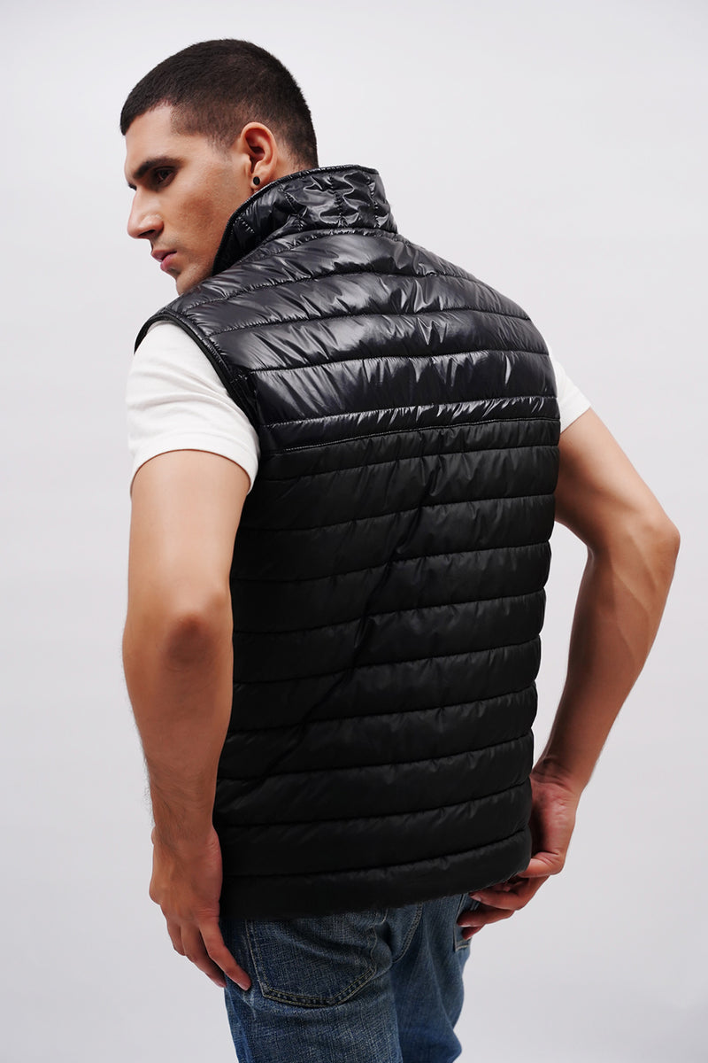 Ryker - Mens Sleeveless Winter Vest In Black