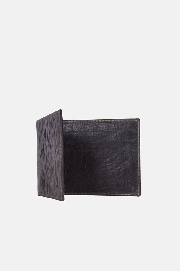 Mens original leather card holder in black colour by JULKE