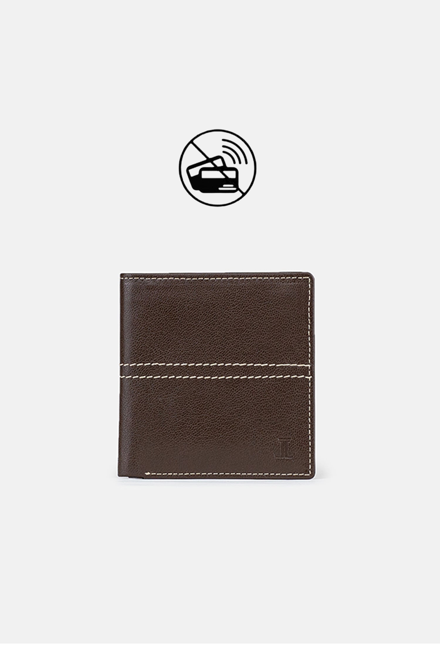 Mens medium size bifold leather wallet in olive colour by JULKE.d 