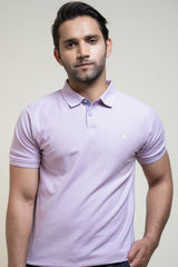 Nelson Mens Polo Shirt In Lilac Color JULKE JULKE