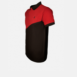 Tyler - Mens Polo Shirt in red and black color - Julke